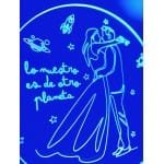 Lámpara Led Personalizada para novios