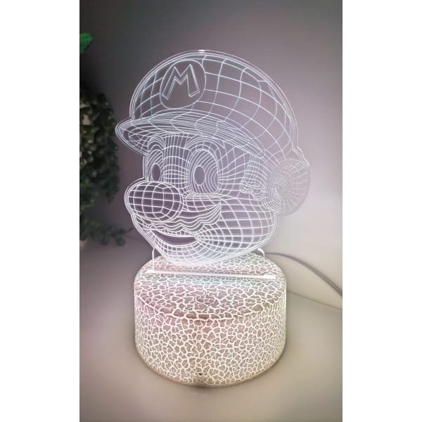 Lampara Led Personalizada Mario Bros