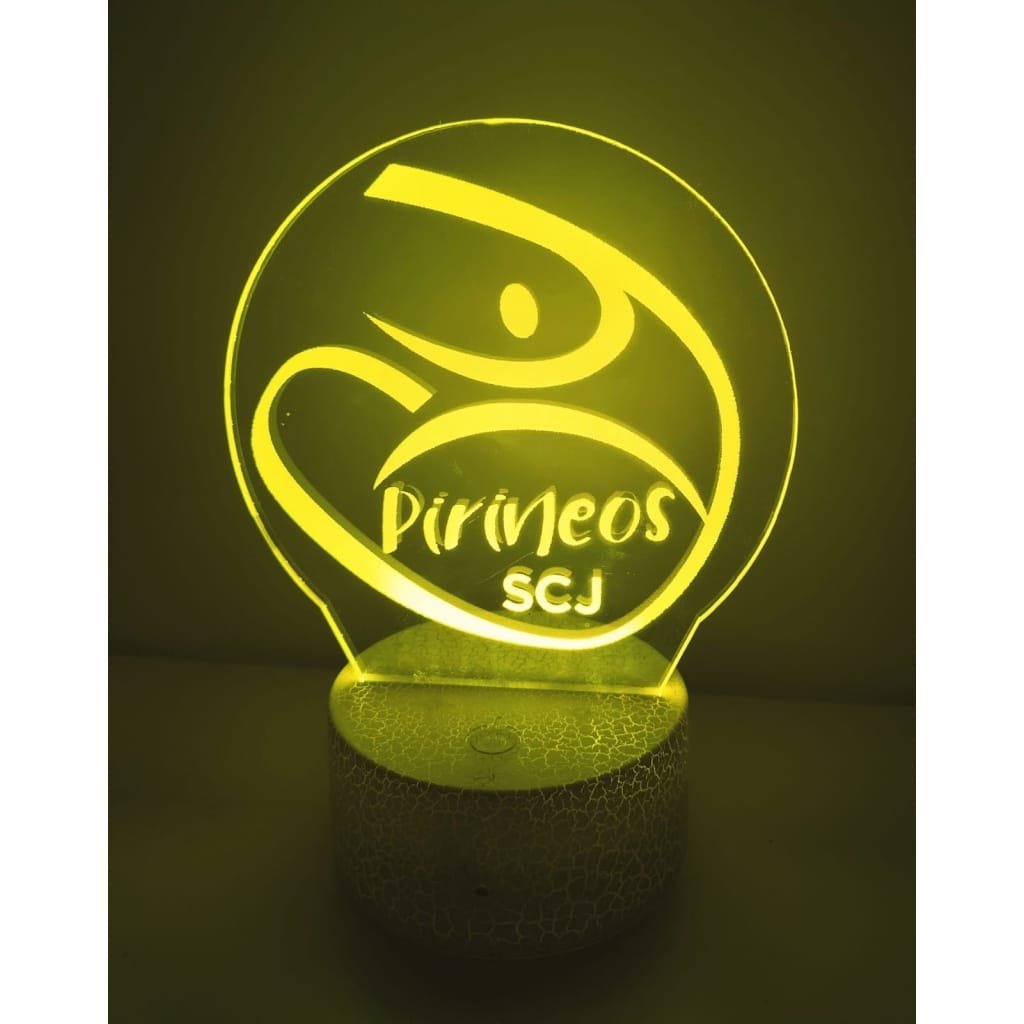 Lámpara Leds Personalizada A.D. Pirineos