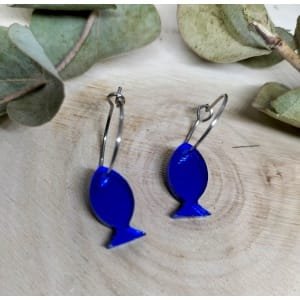 Pendientes Metacrilato Peces Mini