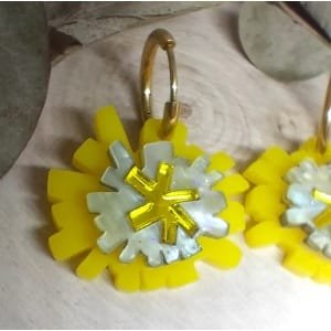 Pendientes Flor de Diente de León Inspirados en una de las flores más mágicas y simbólicas, los pendientes “Flor de Diente de León” capturan la belleza ligera y poética de esta planta silvestre que tantos recuerdos de infancia nos trae.