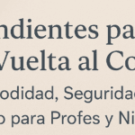 Pendientes para la Vuelta al Cole