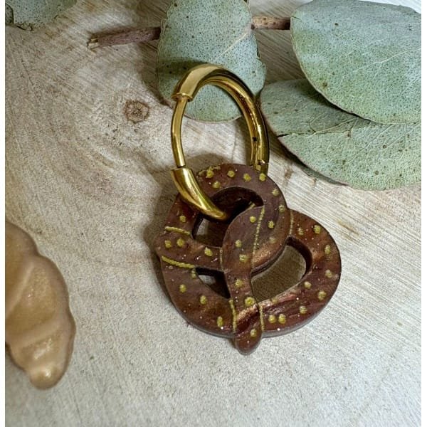 Pendientes Dulzones Croissant y Pretzel - Imagen 2