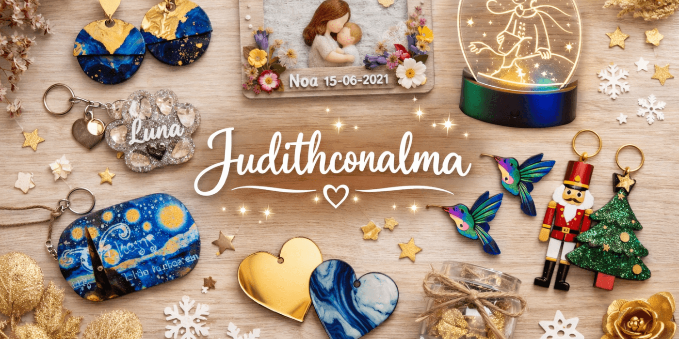 Hay proyectos que nacen de una idea… y otros que nacen del corazón. Judithconalma es uno de esos proyectos. Esta tienda no es solo un lugar donde comprar pendientes, regalos o detalles bonitos. Es un espacio donde cada pieza se crea con calma, con cariño y con mucho mimo, pensando en la persona que la va a recibir. Detrás de Judithconalma hay manos que diseñan, cortan, ensamblan y revisan cada producto uno a uno. No hay prisas, no hay producciones en serie. Aquí cada creación importa, porque sabemos que no estás comprando “algo”, sino un regalo con significado… o un capricho que te mereces.