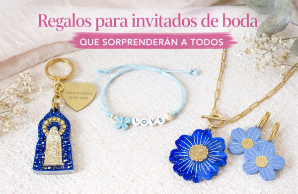 Cuando llega el gran día, los detalles para los invitados son mucho más que un pequeño obsequio: son un recuerdo emocional, un símbolo de agradecimiento por haber compartido un momento único y especial contigo. Hoy en día, las parejas buscan regalos que sean bonitos, originales, útiles y memorables para que cada invitado se lleve un pedacito de ese día a casa. Si estás organizando tu boda y quieres inspirarte, aquí tienes varias ideas de regalos para invitados de boda, desde opciones tradicionales hasta detalles artesanales y personalizados que encajan a la perfección con el estilo de JudithconAlma.