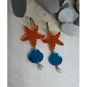 Pendientes Atardecer en la Costa – Colección Verano 2026 🌊☀️⭐